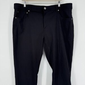 Project Raw Mens Black Classic Fit Comfort‎ Stretch Pants Nylon 40x31
